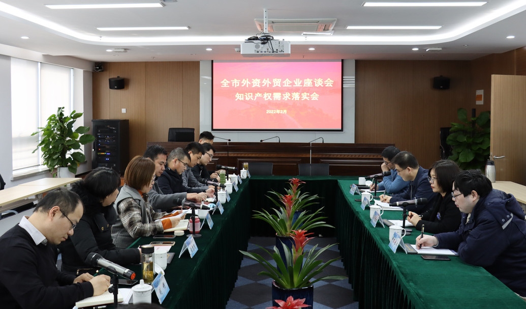全市外資外貿企業座談會知識產權需求落實會在徐州保護中心召開2.png